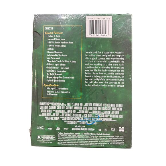 Amelie DVD Special Two Disc Set New - Picture 2 of 2